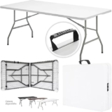 Mesa plegable tipo portafolio de 1.8 m de largo baja de precui