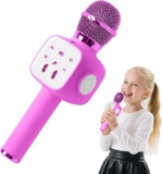 Micrófono karaoke Bluetooth con altavoz y luces baja a un excelente precio
