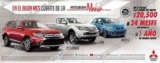 Ofertas Mitsubishi el Buen Fin 2016: bonos de $20,500 o 24 meses sin intereses o seguro gratis por 1 año