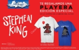 En Mixup playera Gratis en la compra de 2 libros de Stephen King