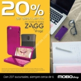 20% de descuento en TODA la línea Zagg & ifrogz en Mobo