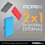 En Mobo 2×1 en las baterías externas de la marca Incipio