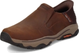 Mocasines deportivos de piel para hombre Skechers Craster-Lanigan con suela Goodyear bajan a su menor precio