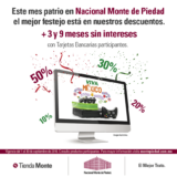 En Monte de Piedad Venta Especial de Septiembre: hasta 50% de descuento y 9 meses sin intereses