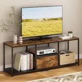 Mueble de TV de madera y metal baja a un excelente precio