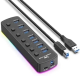 Hub USB de 7 puertos baja a un gran precio