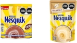 Combo Nesquik polvo para bebida chocolate 400 g + Nesquik vainilla 357 g baja de precio