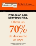 Nike Factory Store Member Days: hasta 70% de descuento en ropa y calzado este fin de semana