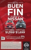 Ofertas Nissan el Buen Fin 2016: March 2017 a $1,599 al mes y Versa 2017 a $1,699 al mes