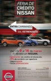 Promoción Nissan Feria de Crédito 2017: 0% de comisión + seguro gratis + tasas especiales