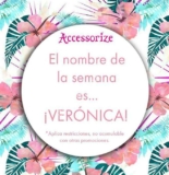 Nombre de la semana Accessorize: 15% de descuento si te llamas Verónica