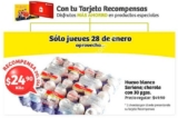 Charola de huevo a $24.90 sólo hoy 28 de enero en Soriana