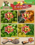 Ofertas Bodega Aurrera de frutas y verduras del 14 al 20 de octubre: limón a $10 el kilo, piña miel o papaya a $15 y más