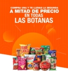 Ofertas La comer fin de semana: Segundo a mitad de precio en botanas, salsas y más