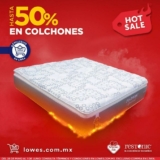 Ofertas Lowes Hot Sale 2018: Descuentos en colchones, pantallas, muebles de baño y más