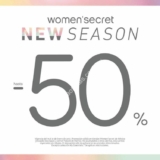 Hasta 50% de descuento en las ofertas de nueva temporada en Womens Secret
