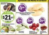 Ofertas Soriana en frutas y verduras 31 de enero y 1 de febrero: elote $1.40 y papa $5.90