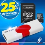 En Ofix 25% de descuento en memorias USB y SD