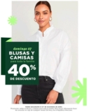 En Old Navy 40% de descuento en blusas y camisas hoy domingo