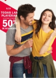 En Old Navy 50% de descuento en todas las playeras el domingo 23 de septiembre