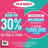 Promociones Old Navy El Buen Fin 2016: 30% de descuento en toda la tienda y gana hasta 1 millón de pesos