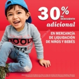 En Old Navy 30% de descuento adicional en mercancía de liquidación de niños y bebés este fin de semana