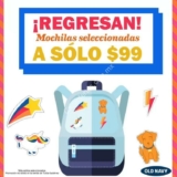 En Old Navy mochilas a sólo $99 + parches gratis para personalizarla sólo hoy sábado