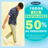 Pantalones a mitad de precio hoy domingo en Old Navy