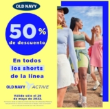 En Old Navy shorts deportivos a mitad de precio hoy domingo
