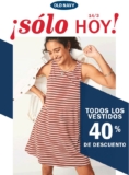 En Old Navy 40% de descuento en todos los vestidos y polos hoy domingo