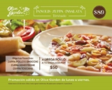 Sopa, ensalada y panes ilimitados en Olive Garden por $89 de lunes a viernes