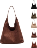 Bolsa hobo de gamuza para mujer baja a un precio increíble + envío