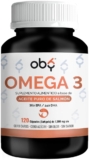 Suplemento alimenticio Omega 3 con 120 cápsulas baja de precio