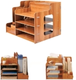 Organizador de escritorio de madera baja de precio
