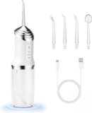 Irrigador bucal hilo dental de agua recargable con 4 puntas baja de precio