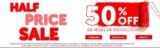 Half Price Sale de ösom: 50% de descuento en miles de productos