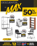 Outlet OfficeMax: Estante 4 repisas de $3,899 a $999 y más