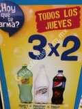 En Oxxo los jueves 3×2 en refrescos Pepsi, Peñafiel y Squirt