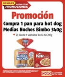En Oxxo compra unas medias noches Bimbo y +$5 llévate unas salchichas Kir