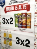 Promoción Oxxo puente 21 de marzo: 3×2 en papas Pringles y en refrescos Peñafiel