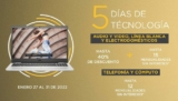Palacio de Hierro 5 Días e Tecnología: bocina + batería portátil de regalo