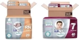 Combo bbtips Sensitive 160 palaes Recién Nacido + 160 pañales Etapa 7 XXL Grande bajan de precio