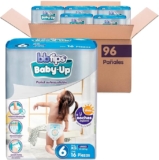 Pañales autoajustables para bebés bbtips Baby-Up Etapa 6 Extra Grande con 96 piezas bajan a un excelente precio
