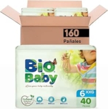 Pañales para bebé Bio Baby Etapa 6 Doble Extra Grande con 160 piezas baja a un gran precio
