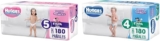 Paquete de 180 pañales Huggies Ultra Confort Etapa 4 para niño + 180 pañales Etapa 5 para niña bajan a su menor precio