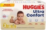 Pañales Huggies Ultra Confort Etapa 2 con 44 piezas baja a un precio muy bueno