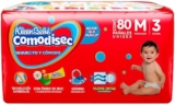 Pañales para bebé KleenBebé Comodisec Etapa 3 Mediano con 80 piezas a un precio magnífico