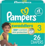 Pañales Pampers Swaddlers con 26 pañales a un gran precio