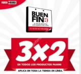 Panini Buen Fin 2019: 3×2 en toda la tienda en línea