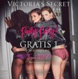 Panty Party Victoria’s Secret: 1 Panty gratis en la compra de 3 x $899